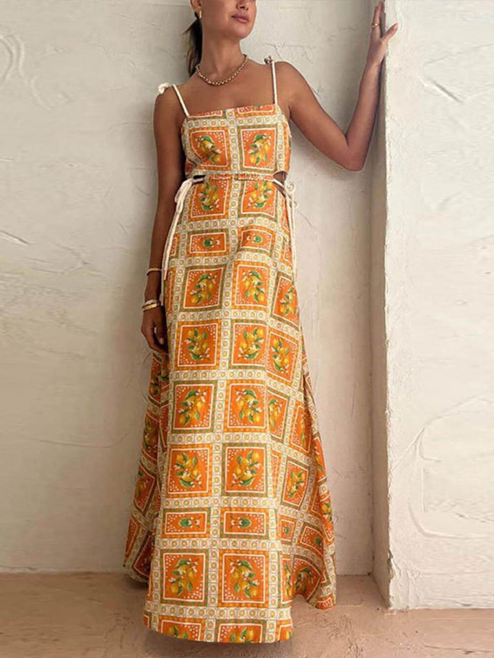Liv | Summer Maxi Dress Square Neck