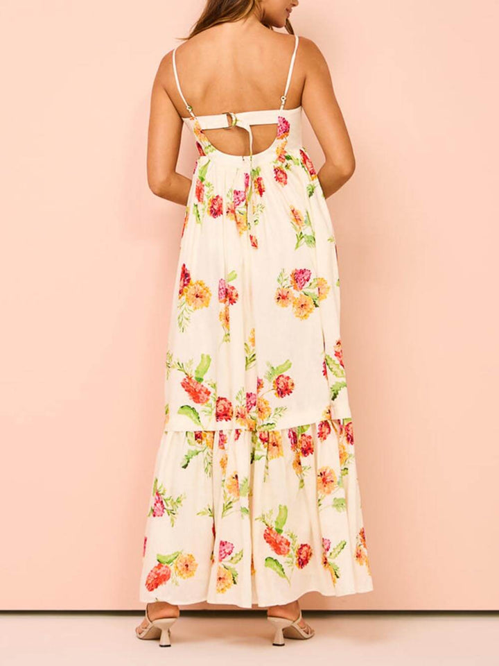Rowan | Summer Maxi Dress Casual Open Back