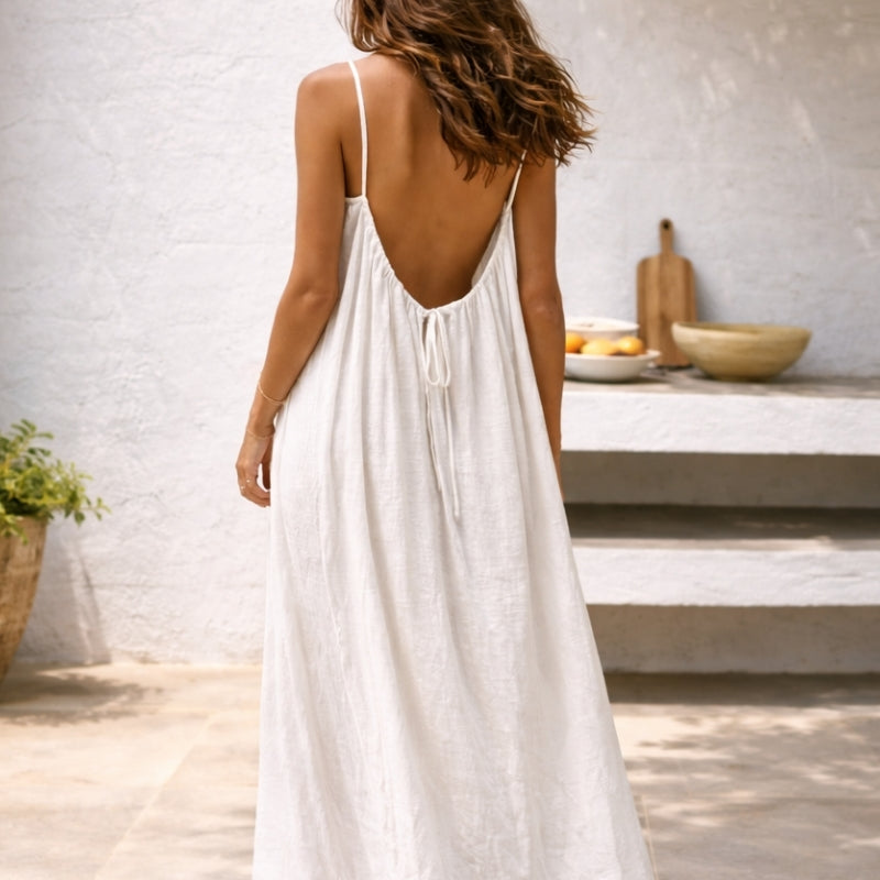 Lena | Summer Maxi Dress Spaghetti Strap