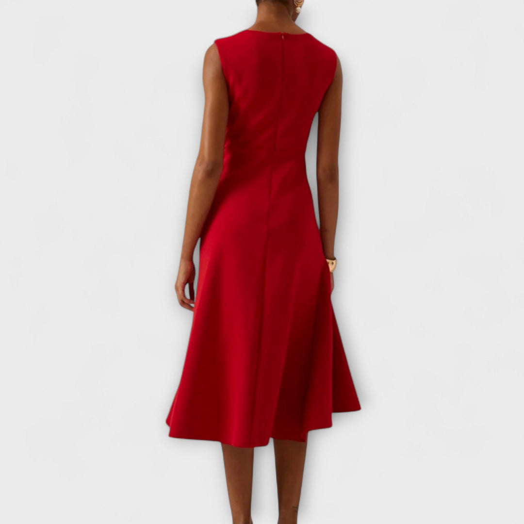 Eleanor | Cocktail Midi Dress Sleeveless