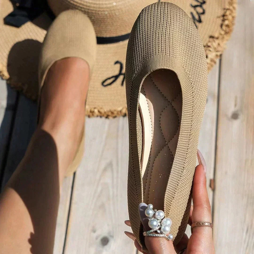 Angela | Orthopedic Flat Shoes with Slip On Fit