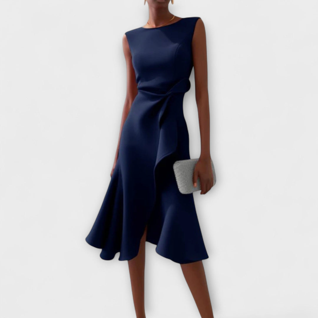 Eleanor | Cocktail Midi Dress Sleeveless