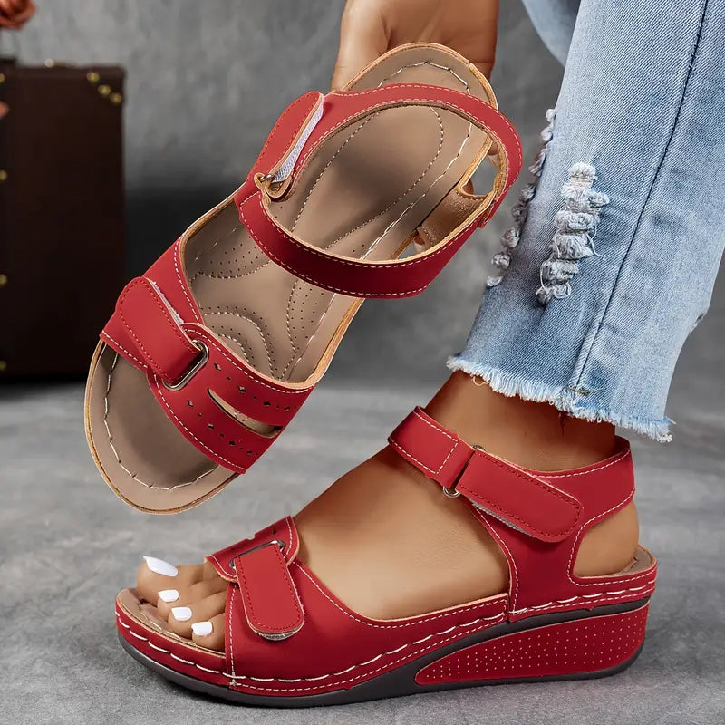 Nina | Orthopedic Wedge Sandal with Straps