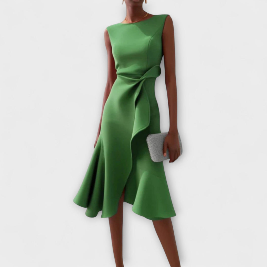 Eleanor | Cocktail Midi Dress Sleeveless