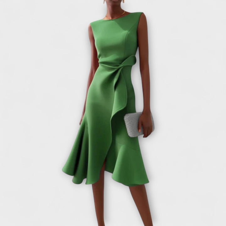 Eleanor | Cocktail Midi Dress Sleeveless