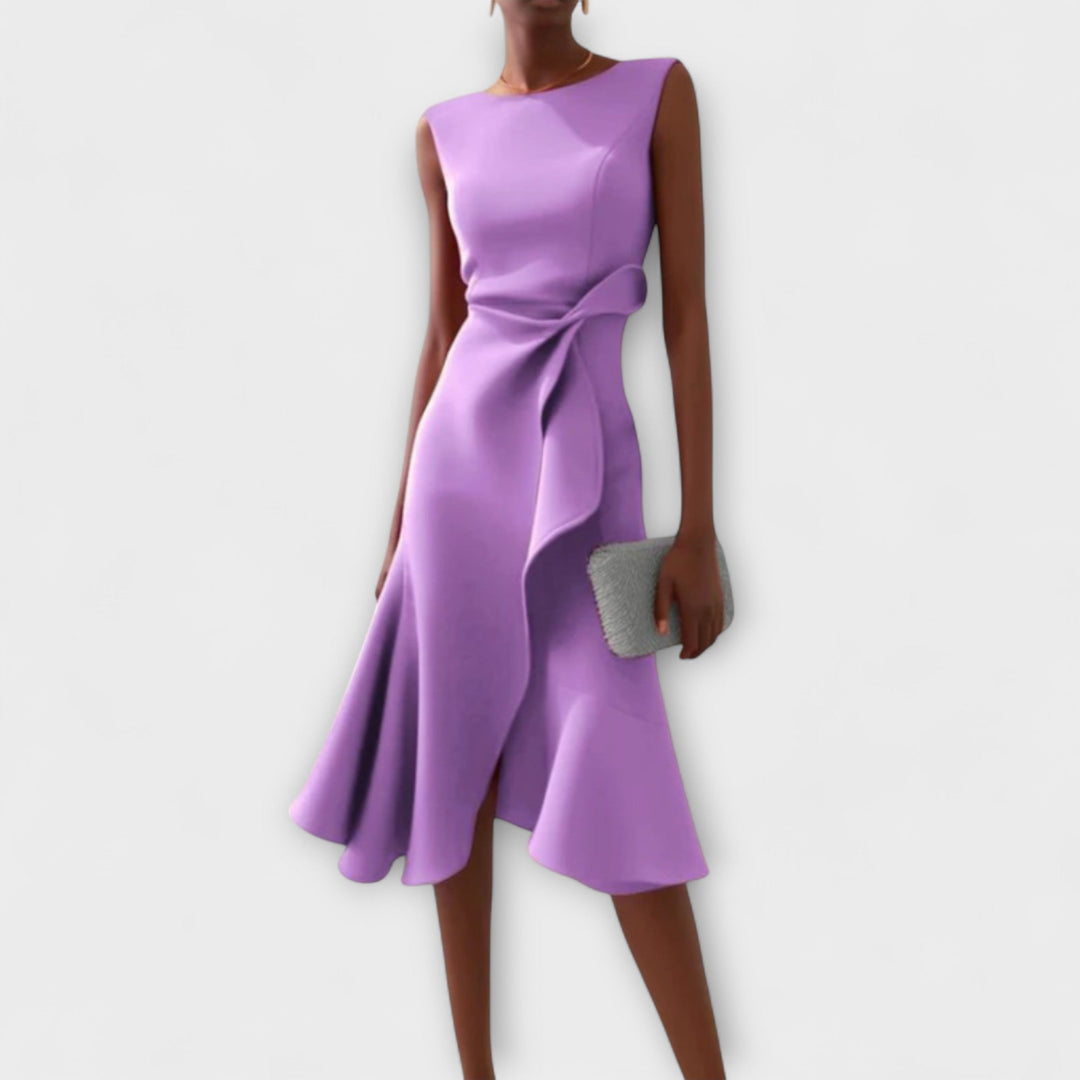 Eleanor | Cocktail Midi Dress Sleeveless