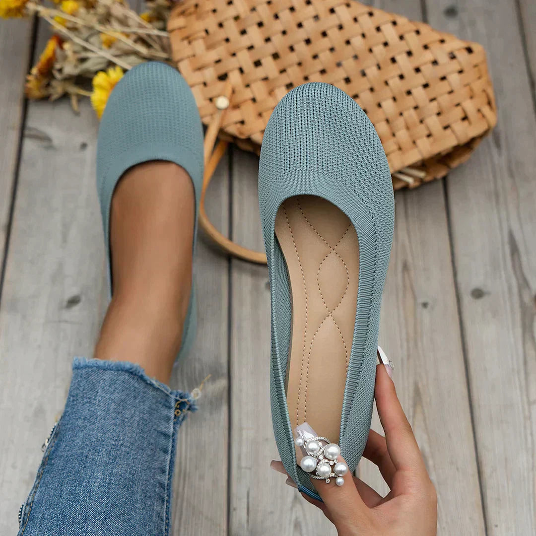 Angela | Orthopedic Flat Shoes with Slip On Fit