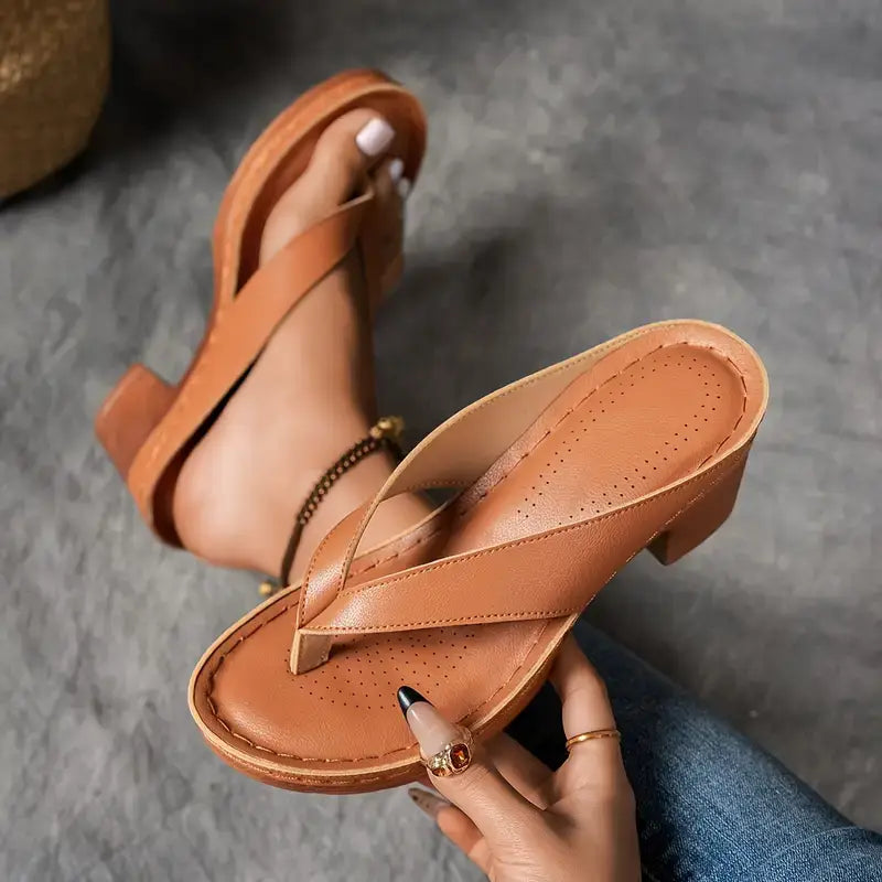 Abigail | Orthopedic Heeled Sandals Comfortable Open Toe