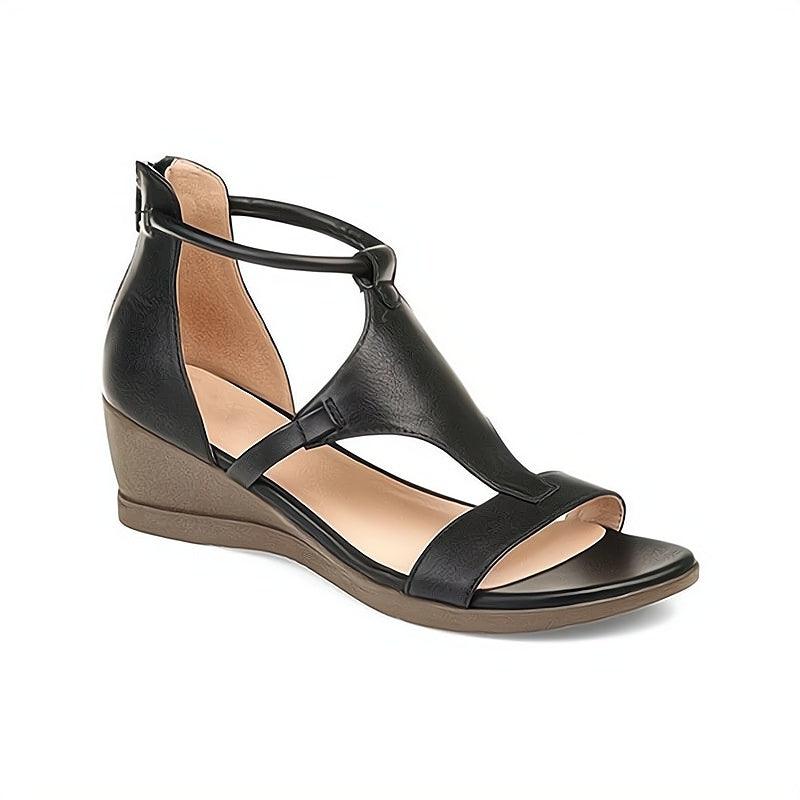 Addison | Orthopedic Wedge Sandal with Ankle Strap