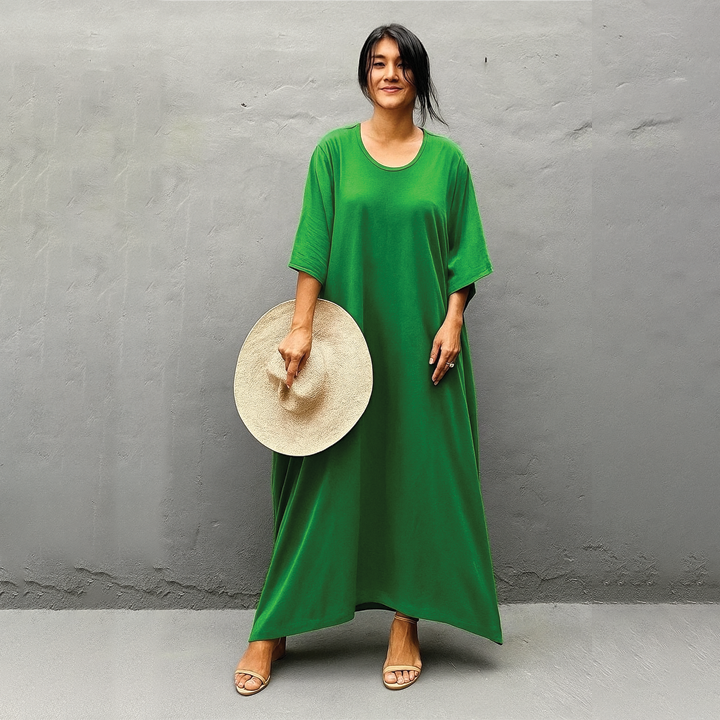 Wendy | Maxi Summer Dress with Loose Fit and Side Slit