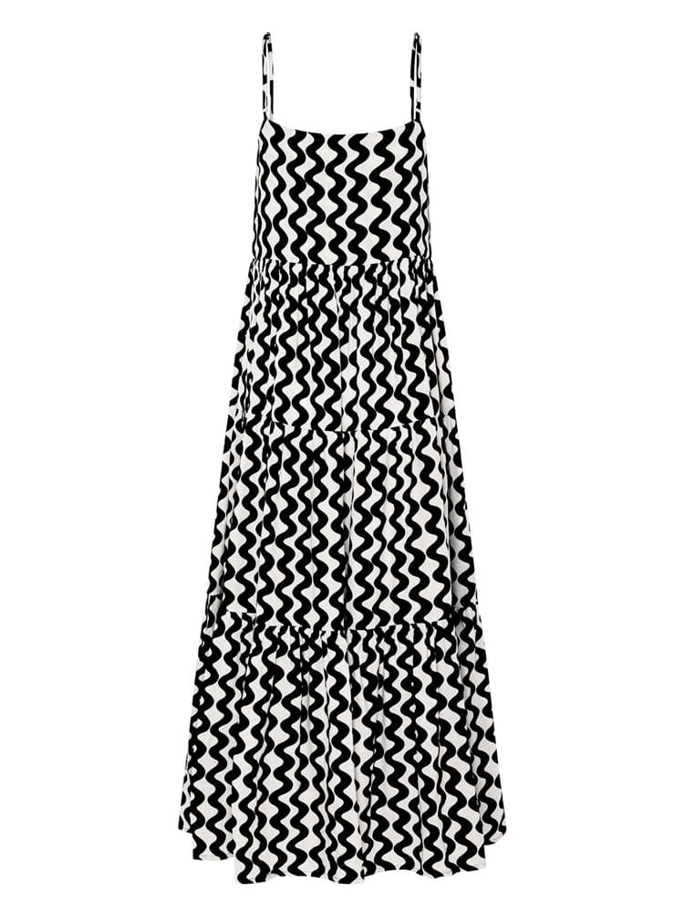 Lola | Summer Midi Dress Geometric Print