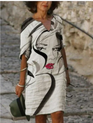 Hailey | Mini Summer Dress with Boho Print