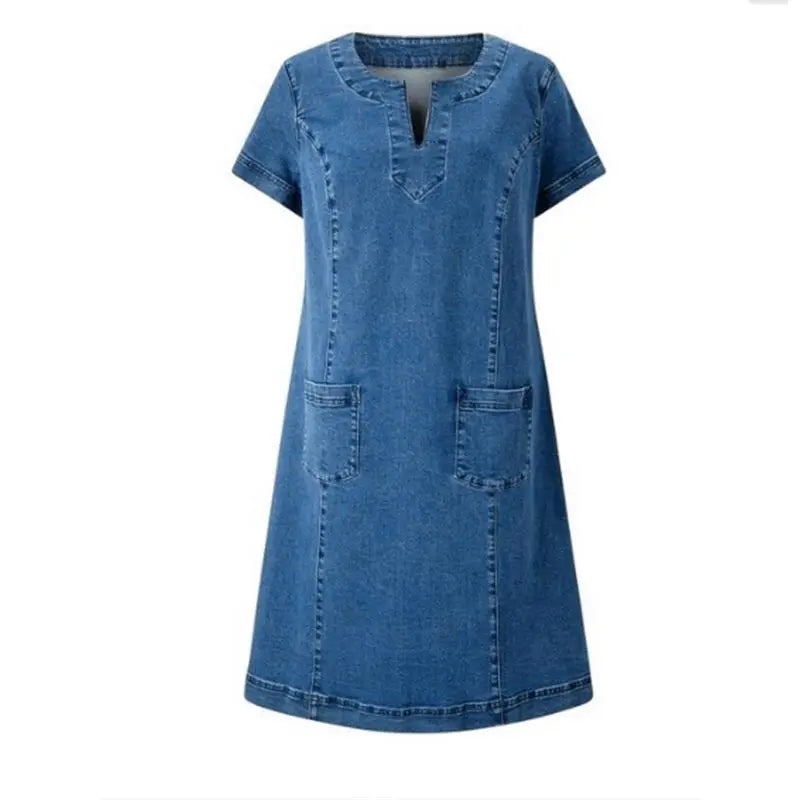 Megan | Midi Summer Dress with Front Pockets