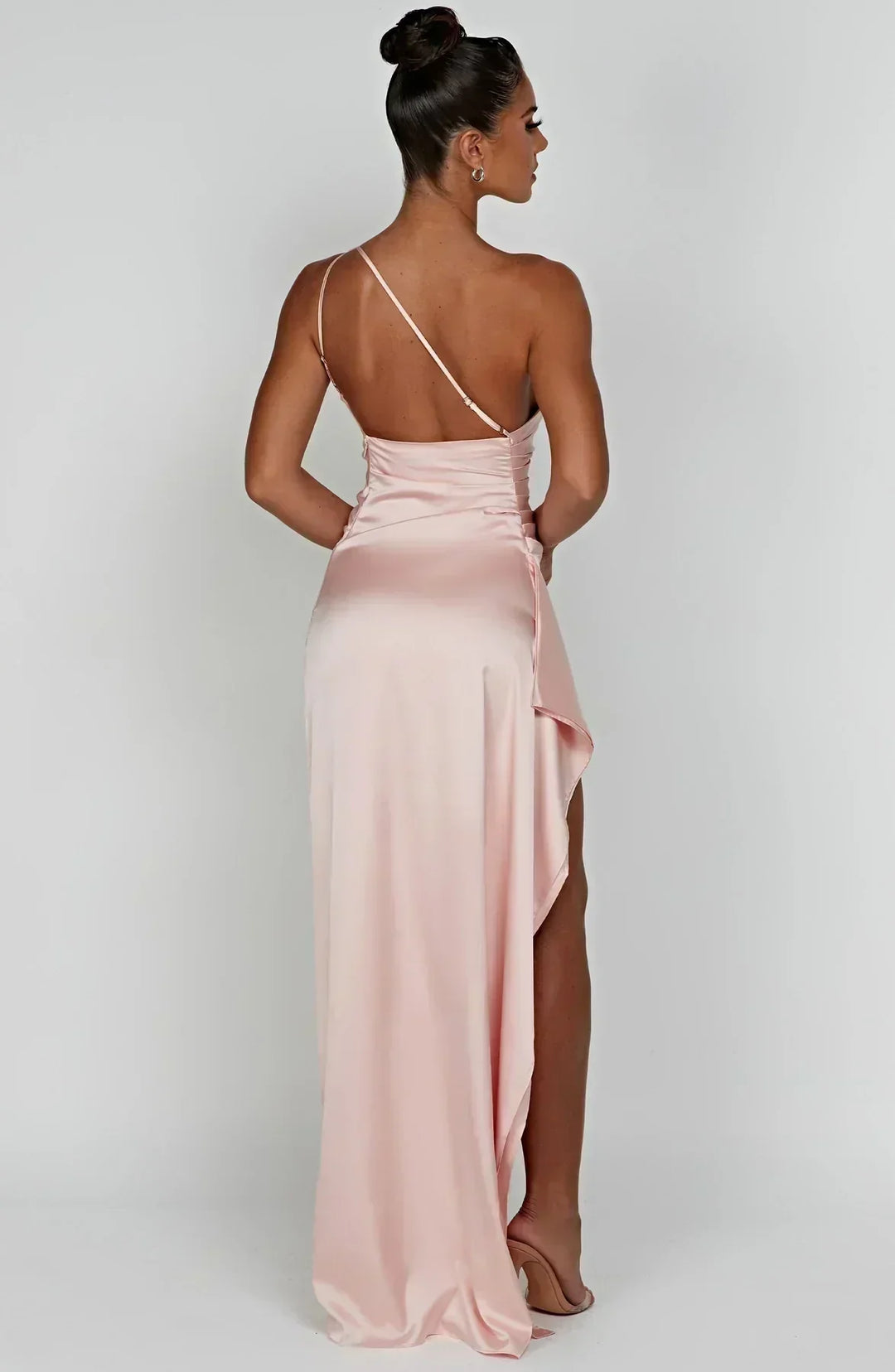 Dakota | Maxi Wedding Guest Dress with One Shoulder and Side Slit