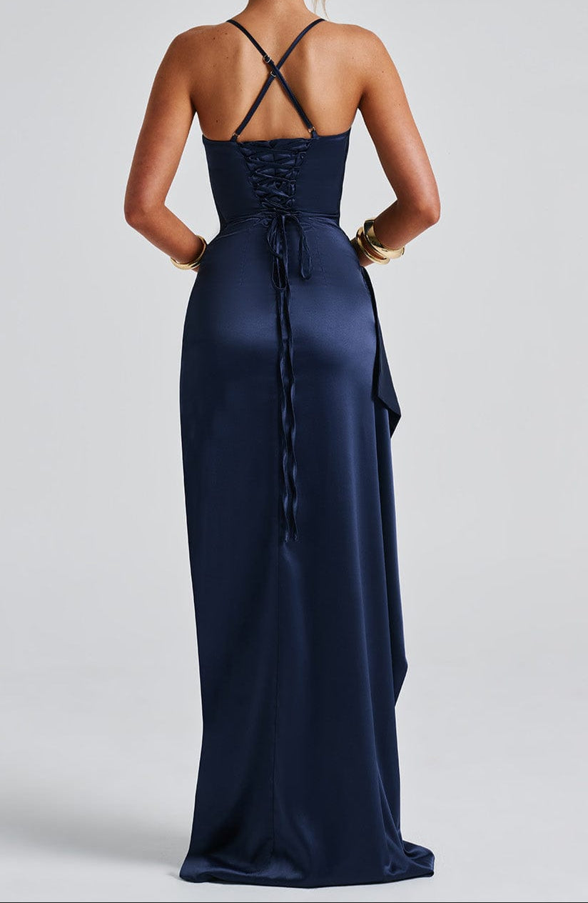 Aurora | Wedding Guest Maxi Dress Spaghetti Strap