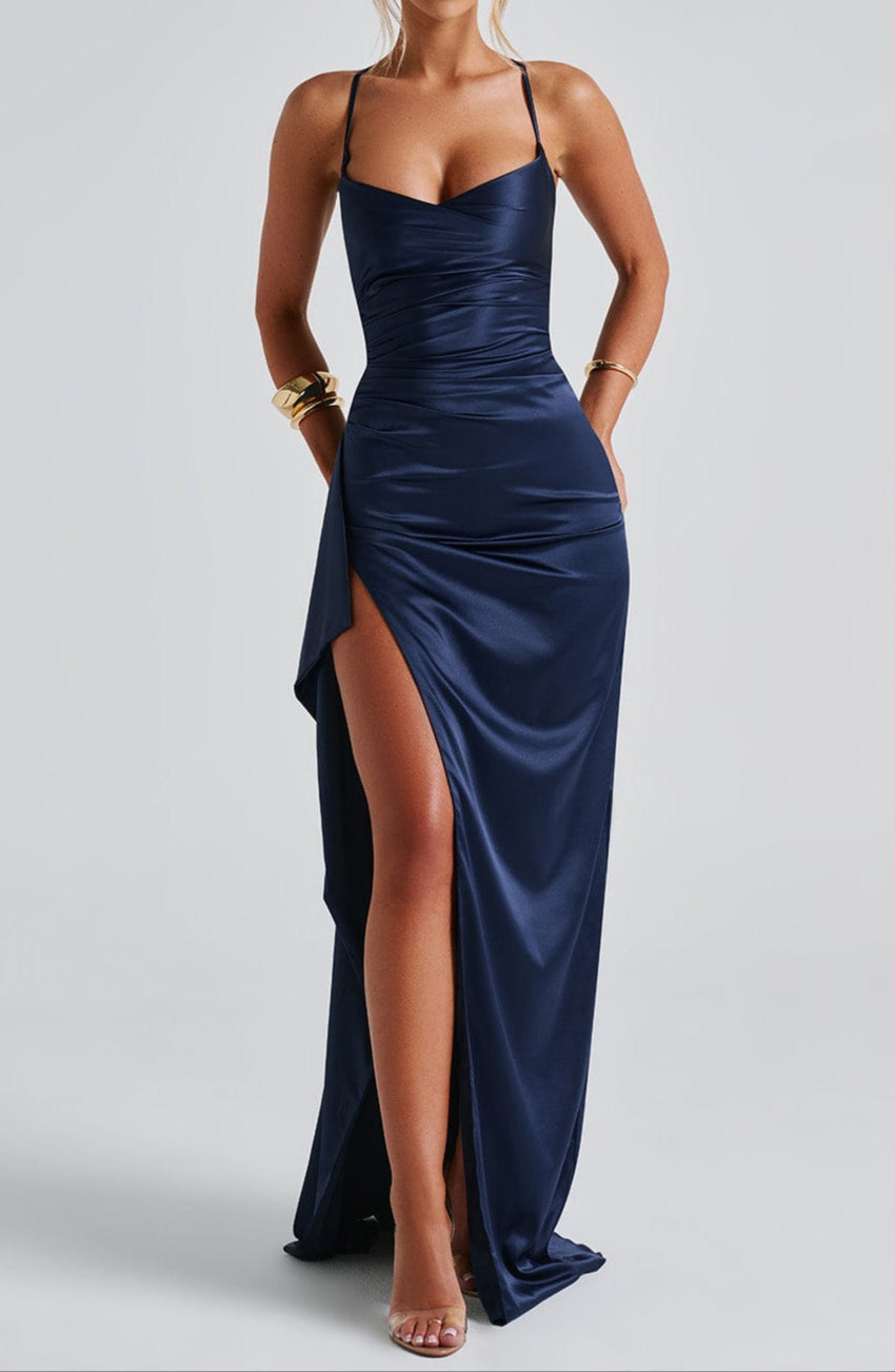 Aurora | Wedding Guest Maxi Dress Spaghetti Strap