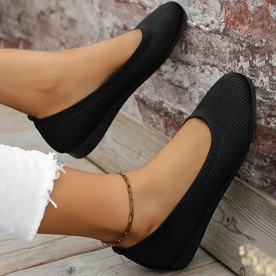 Angela | Orthopedic Flat Shoes with Slip On Fit