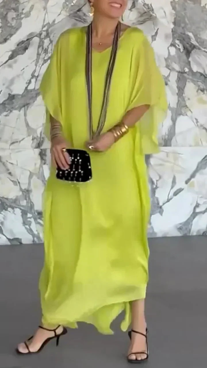 Livia | Maxi Summer Dress with V-Neck and Loose Fit