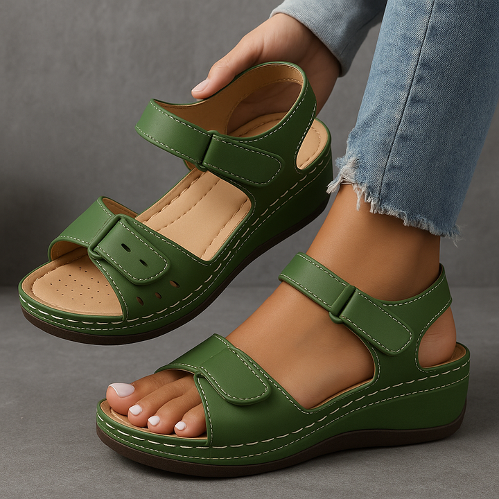 Nina | Orthopedic Wedge Sandal with Straps