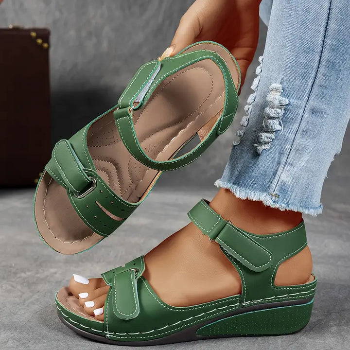 Nina | Orthopedic Wedge Sandal with Straps