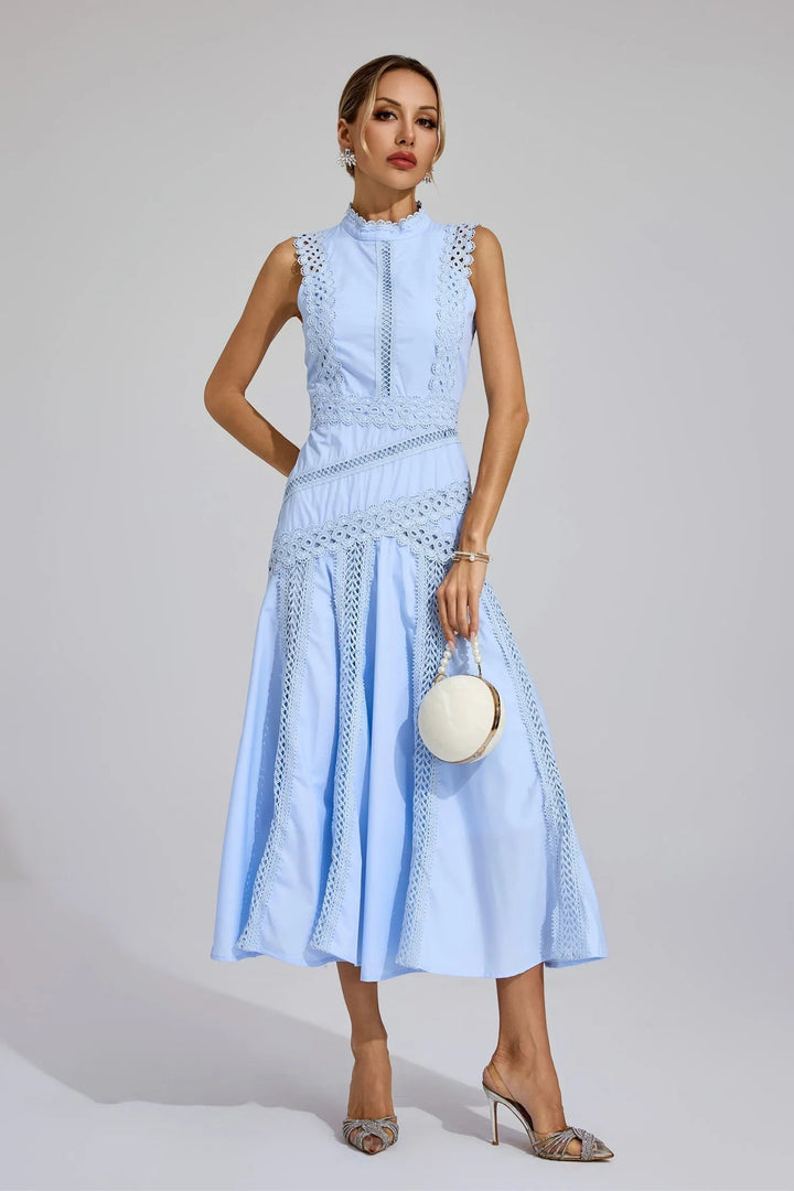 Olivia | Wedding Guest Midi Dress A-Line Lace