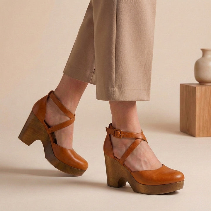 Alice | Orthopedic Mary Jane Shoes with Platform Heel